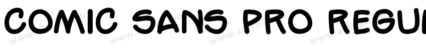 Comic Sans Pro Regul字体转换